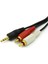 4654 3.5mm To 2 Rca Aux Tos Ses Kulaklık Kablosu, 1.5 M 1