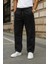 Erkek Günlük Premium Comfort Siyah Baggy Pantolon 1