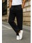 Erkek Günlük Premium Comfort Siyah Baggy Pantolon 3