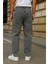 Erkek Günlük Premium Comfort Gri Baggy Pantolon 5
