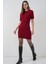 Kadın Bdart Basic Mini Triko Elbise Bordo Kırmızı 2