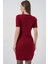 Kadın Bdart Basic Mini Triko Elbise Bordo Kırmızı 6