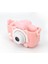 Xo XJ01 Mini Dijital Oyunlu Çocuk Kamerası – Ön/arka Kamera, 8x Zoom, 1080P Video, Oyunlu, Renkli Çerçeveli, Silikon Koruma (Pembe) 3