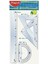 Wıgo Set Cetvelli, 30 Cm, 2 Üçgen 21 Cm, Açı Ölçer, 12 Cm, B 1