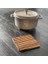 Trivet, 2&apos;li Set Akasya Ahşap Bulaşıklık 2