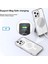 Apple iPhone 16 Uyumlu Magesafe Wireless Şarj Özellikli Şeffaf Silikon Kılıf 6