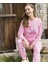 Pamuklu Uzun Kollu Pijama Takımı 15012 1