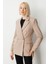 Kruvaze Yaka Kaşe Ceket 5069 2
