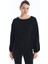 Yeni Sezon Bisiklet Yaka Düz Uzun Kollu Kadın Bluz 1