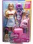 HJY18 Barbie Seyahatte Bebeği ve Aksesuarları 1