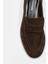Elwira Acı Kahve Süet Hakiki Deri Kadın Loafer 3
