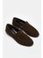 Elwira Acı Kahve Süet Hakiki Deri Kadın Loafer 5