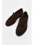 Elwira Acı Kahve Süet Hakiki Deri Kadın Loafer 6