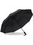 Şık Siyah Otomatik Şemsiye, Modern Tasarım, 10 Fiber Telli, Dayanıklı ve Kolay Kullanım 2