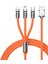 S-Line 3'ü 1 Arada Şarj Kablosu – Micro Usb, Lightning ve USB Type-C Uyumlu 1