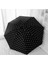 Benekli Tam Otomatik Şemsiye Siyah, Şık ve Kullanışlı Koruma 1