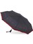 Şık Kurdele Detaylı, Fırfırlı, 8 Fiber Telli, Tam Otomatik Şemsiye Siyah Renk 1