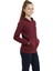 Bordo Fermuarlı Kapüşonlu Cepli Kız Erkek Sweatshirt BGL-ST04999 5