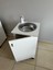 Taşınabilir Mobil Lavabo - Yeni Yönetmeliğe Uygun Muayenehane Tipi - Şarjlı Pompalı (75X42X42 Cm) 4