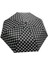 Şık Siyah Desenli Tam Otomatik Kadın Şemsiye, Hafif ve Dayanıklı Tasarım 1