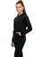 Siyah Fermuarlı Kapüşonlu Cepli Kız Erkek Sweatshirt BGL-ST05001 5