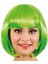 Buğz Yeşil Parti Peruğu Kısa Küt Saç 1