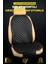 Ergonomik,ortopedik,suni Deri Kapitoneli Lüks Ototurco Oto Koltuk Kılıfı-Minderi (7li Tam Set)Siyah 6