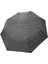 Tam Otomatik Siyah Kare Desenli Hafif ve Dayanıklı Şemsiye 1