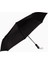 Şık Ahşap Saplı Otomatik Siyah Şemsiye, Rüzgar ve Yağmura Karşı Dayanıklı 1