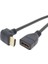 HDMI Dişi Erkek Uzatma Aparatı 90 Derece Dirsek Kablosu 50 cm 4666 2