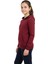 Çocuk Bordo Kapüşonlu Cepli 3 Iplik Kız Erkek Sweatshirt BGL-ST05004 2