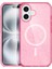 Buğz Iphone 16 Plus Kılıf Magsafe Kapak - Pembe 1
