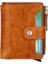 Deri Cüzdan ve Kartlık, Mekanizmalı, 10 Adet Kart Bölmeli, Tan 5