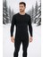 Erkek Termal Içlik Takımı Premium Pamuklu Siyah 1