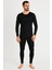 Erkek Termal Içlik Takımı Premium Pamuklu Siyah 4