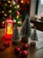 Yılbaşı Dekoru 3'lü Mini Çam Ağacı Seti & LED Işıklı Yılbaşı Noel Baba Feneri Yılbaşı Süsleme 2