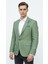 Erkek Dokulu Kumaş Slim Fit Blazer Ceket – Şık Modern Kesim Tek Düğmeli 3