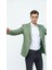 Erkek Dokulu Kumaş Slim Fit Blazer Ceket – Şık Modern Kesim Tek Düğmeli 4