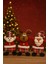 Yılbaşı Süsü 3’lü Peluş Kardan Adam Geyik Noel Baba Yılbaşı Süsleme Seti 2
