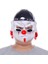 Lateks Şapkalı Gözlüklü Beyaz Maske 1