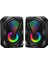 Hoparlörü LED Işıklı Rgb Laptop Pc Uyumlu 1+1 Speaker 1