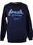 26KL71G08007 0 Yaka 3 Ip Indigo Erkek Sweatshirt Fresh Baskı 1