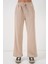 Kadın Bdart Fitilli Düz Paça Pantolon Bej Doğal 2