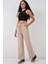 Kadın Bdart Fitilli Düz Paça Pantolon Bej Doğal 4