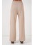 Kadın Bdart Fitilli Düz Paça Pantolon Bej Doğal 6