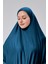 Kadın Iki Parça Namaz Elbisesi Başörtülü Organik Pamuklu Lastikli Kolu Kaymaz Etek Penye Tesettür 5