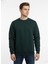 Unisex Relax Fit Rahat Kesim Pamuklu Yumusak Dokulu Içi Polarli Bisiklet Yaka Sweatshirt 5