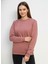 Unisex Relax Fit Rahat Kesim Pamuklu Yumusak Dokulu Içi Polarli Bisiklet Yaka Sweatshirt 1