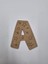 1 Adet Ahşap A Harfi Boyama Okul Dıy Etkinlik Aktivite Sanat 10 cm 1