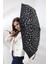 Yıldız Desenli Siyah Otomatik Tam Fonksiyonlu Fiber Tel Şemsiye 2